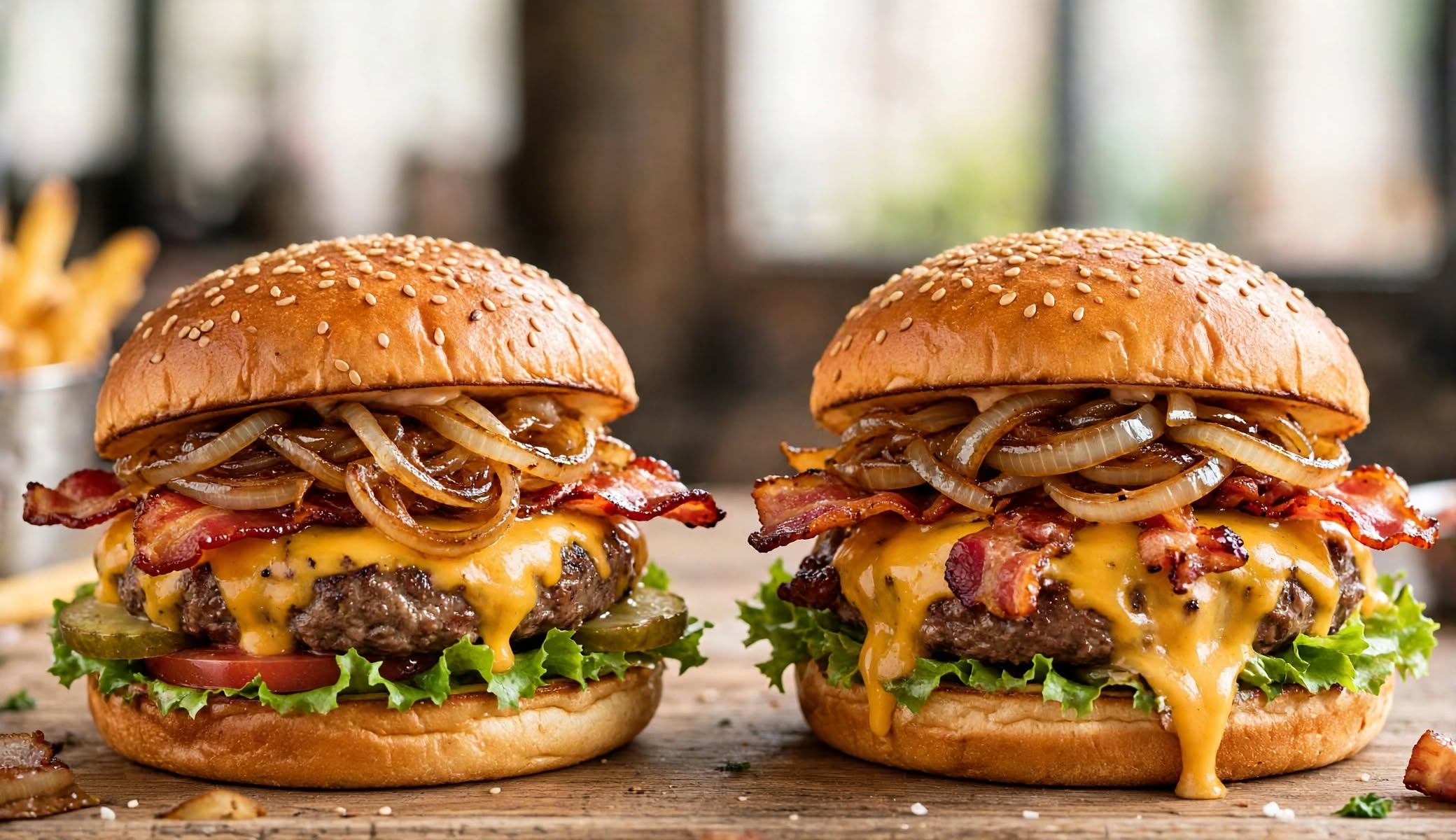 2x1 Wagyu Burgers (foto de 2 burgers) de TOM'S Steak House en San Luis Potosí