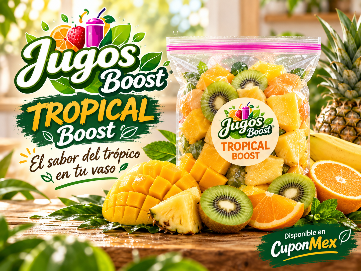 Tu semana de jugos lista en minutos de Jugos Boost en San Luis Potosí