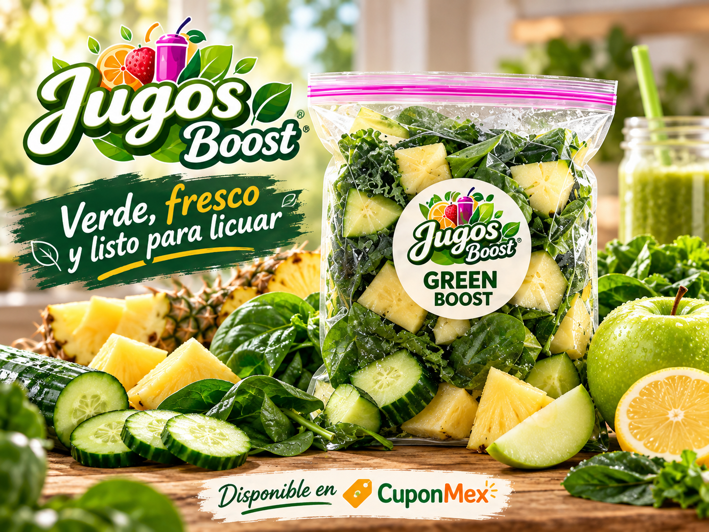 Tu semana de jugos lista en minutos de Jugos Boost en San Luis Potosí